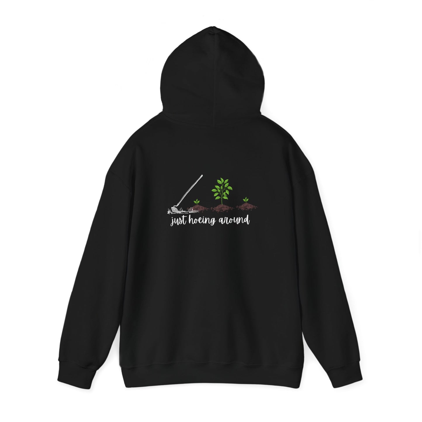 Unisex Heavy Blend™ Just Hoeing Around Gardening Hooded Sweatshirt