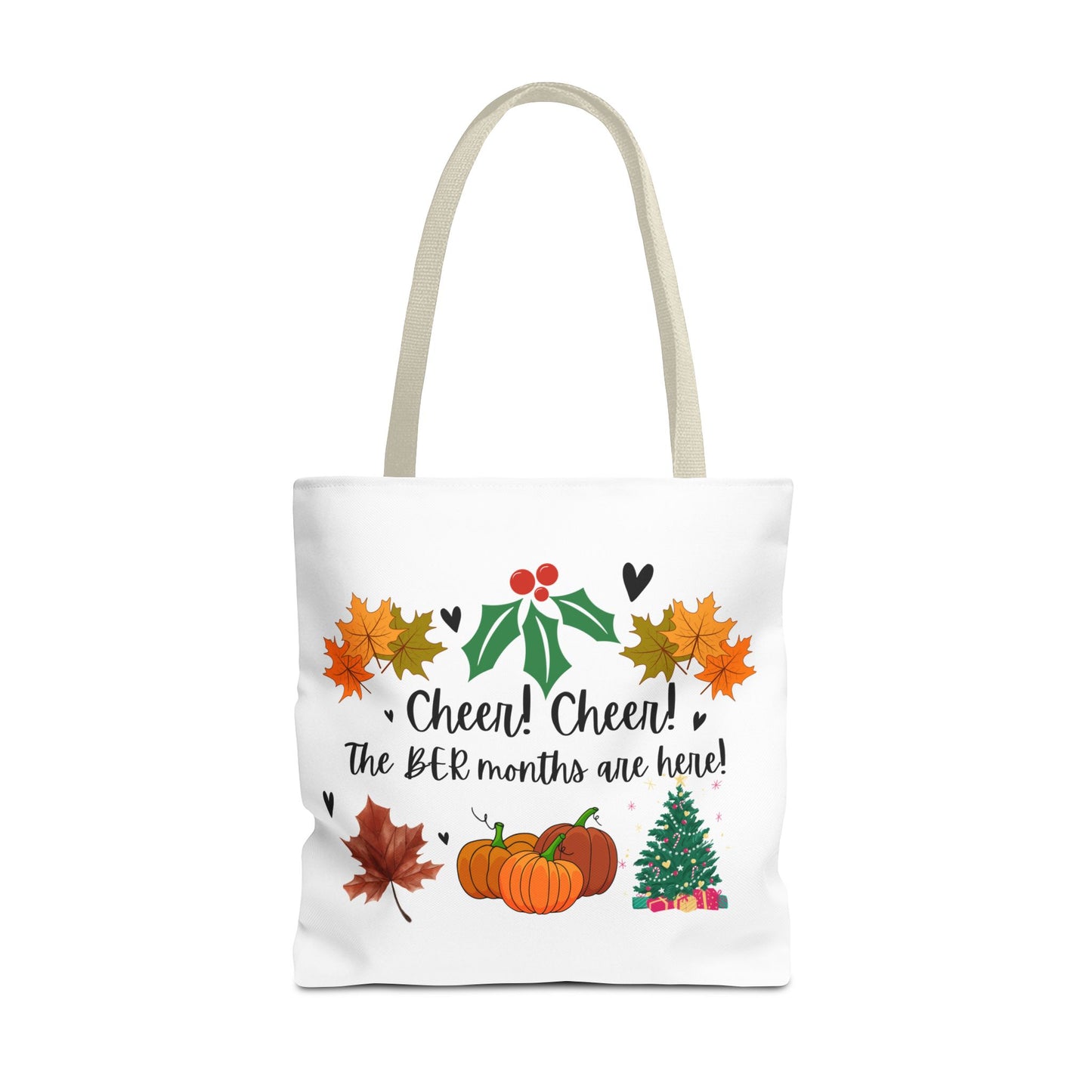 Unisex BER Months Tote Bag Autumn Fall September October November December Tote Bag Favorite Months Tote Bag