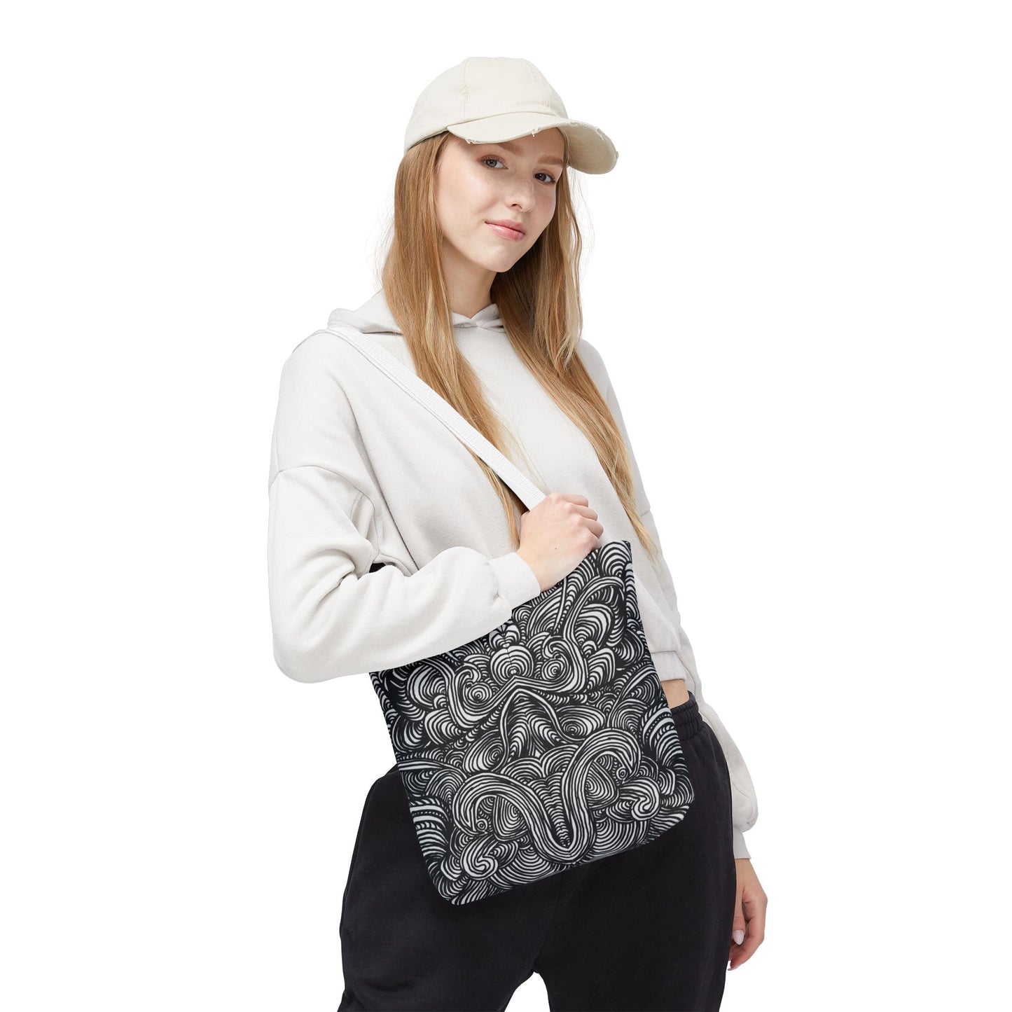 Unisex Original Line Art All Over Print Tote Bag - Mirage