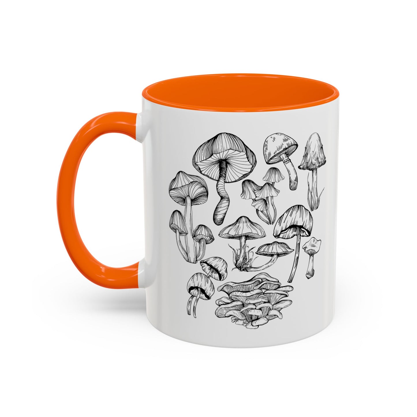 11oz/15oz Mushroom Lover Fungi Print Toadstool Coffee Mug