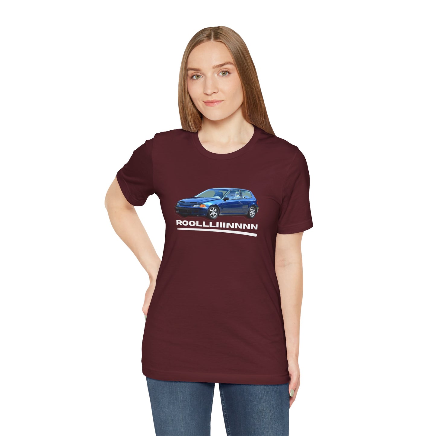 Unisex Jersey Short Sleeve Rolllllin Civic Hatchback Appreciation T-Shirt