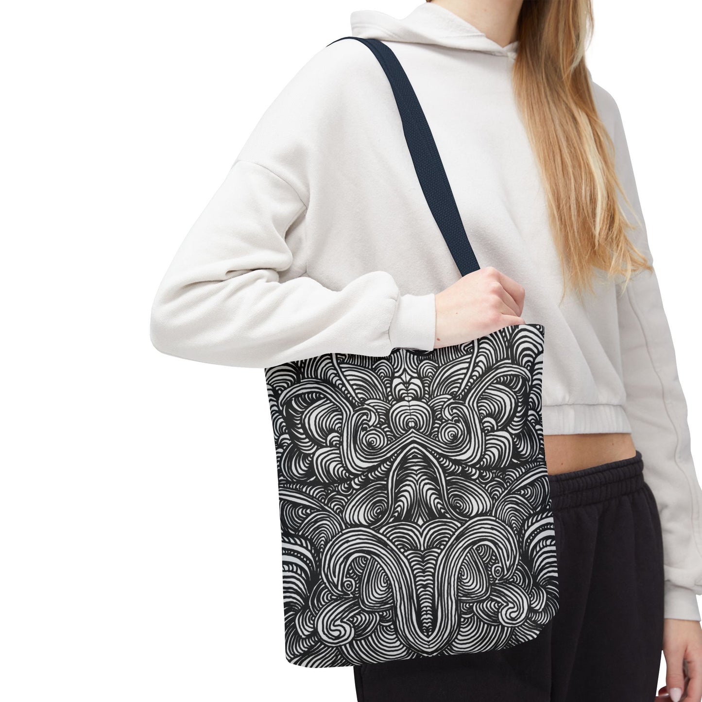 Unisex Original Line Art All Over Print Tote Bag - Mirage