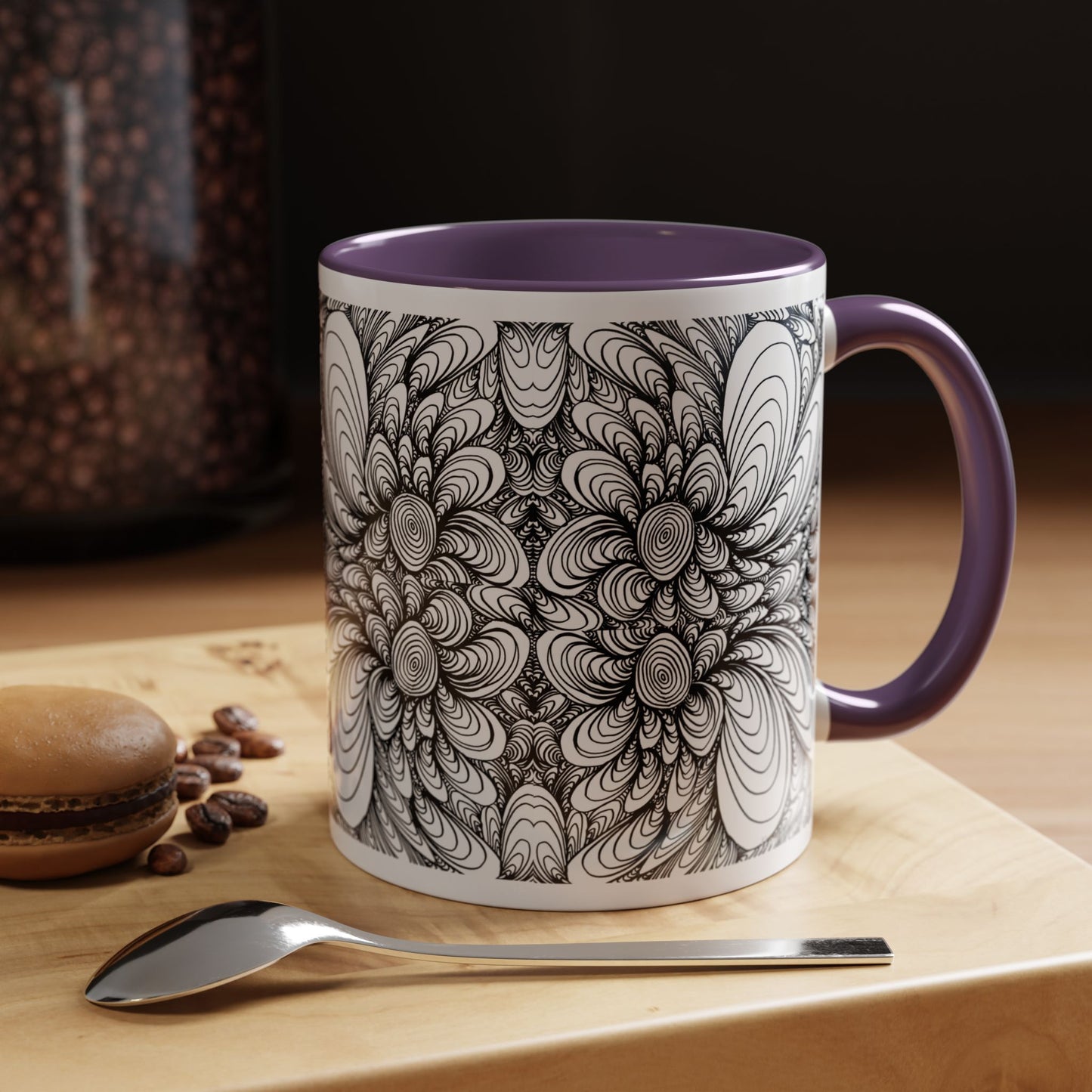 11oz/15oz Original Line Art Mug - Blooms
