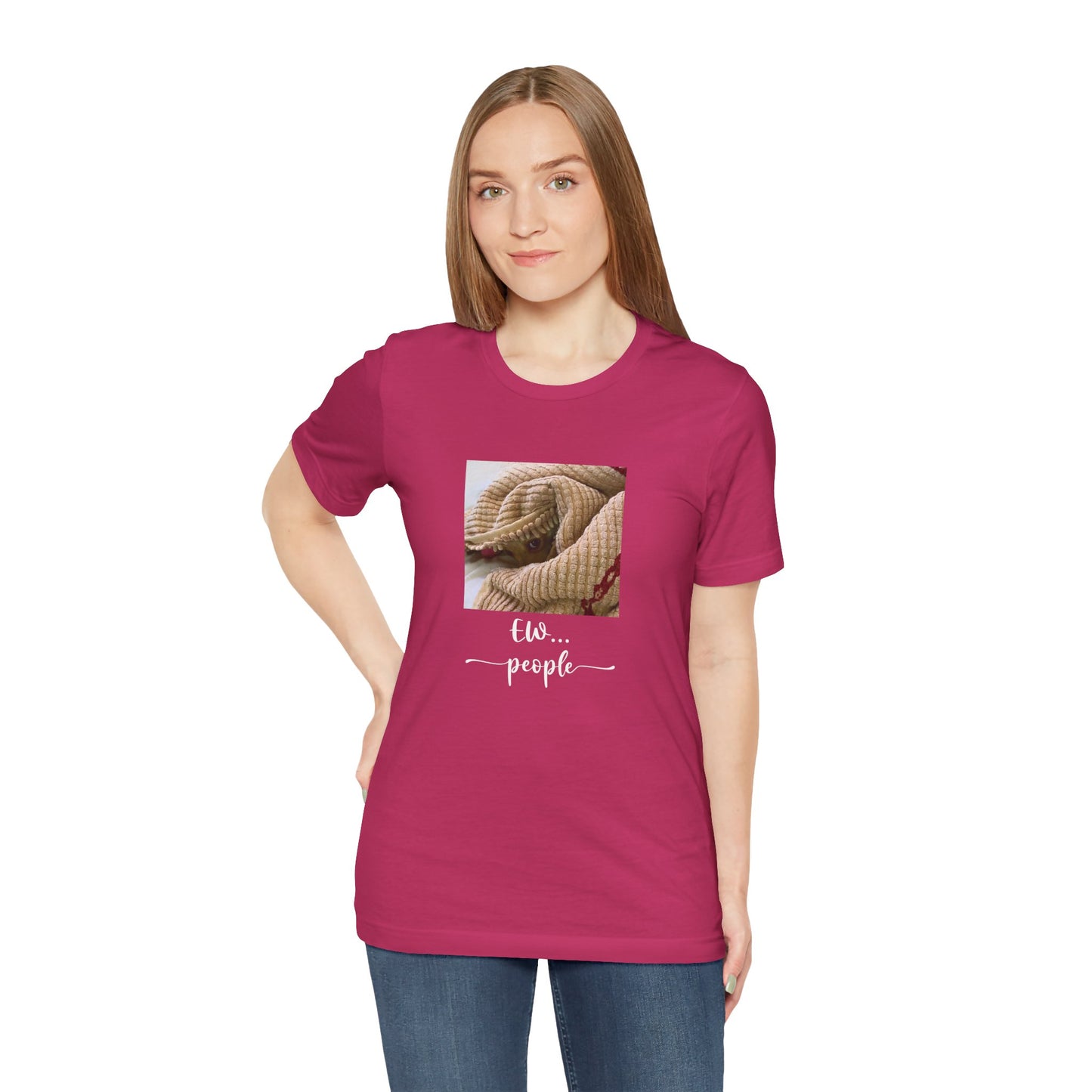 Unisex EW People Introvert Hiding Chihuahua T-Shirt