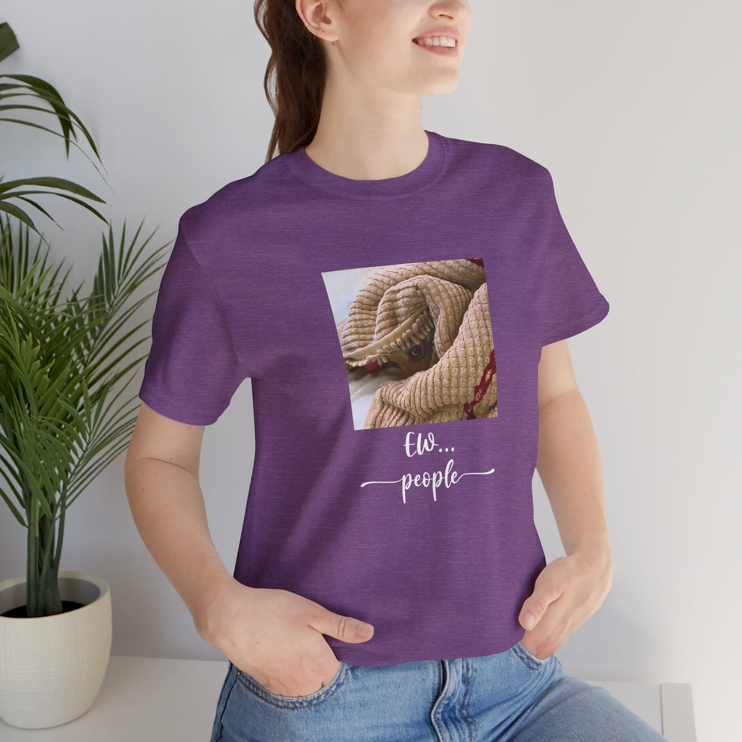 Unisex EW People Introvert Hiding Chihuahua T-Shirt