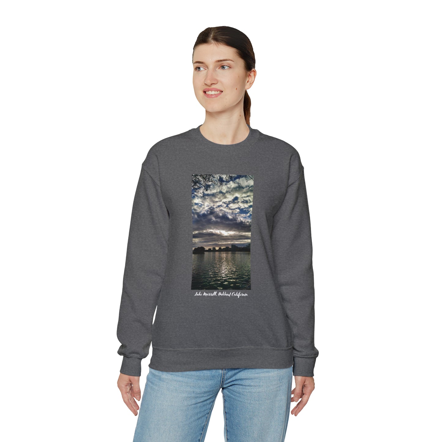 Unisex Landscape Sweatshirt Lake Merritt Oakland California Sweatshirt