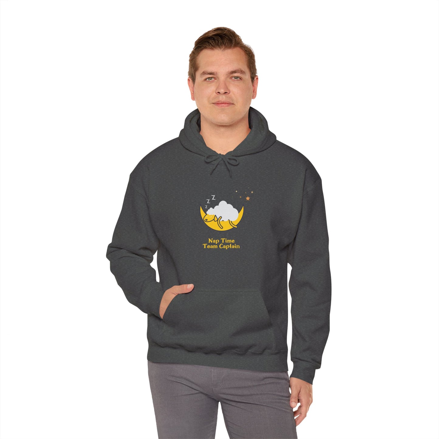 Unisex Heavy Blend™ Nap Time Team Captain Hooded Sweatshirt