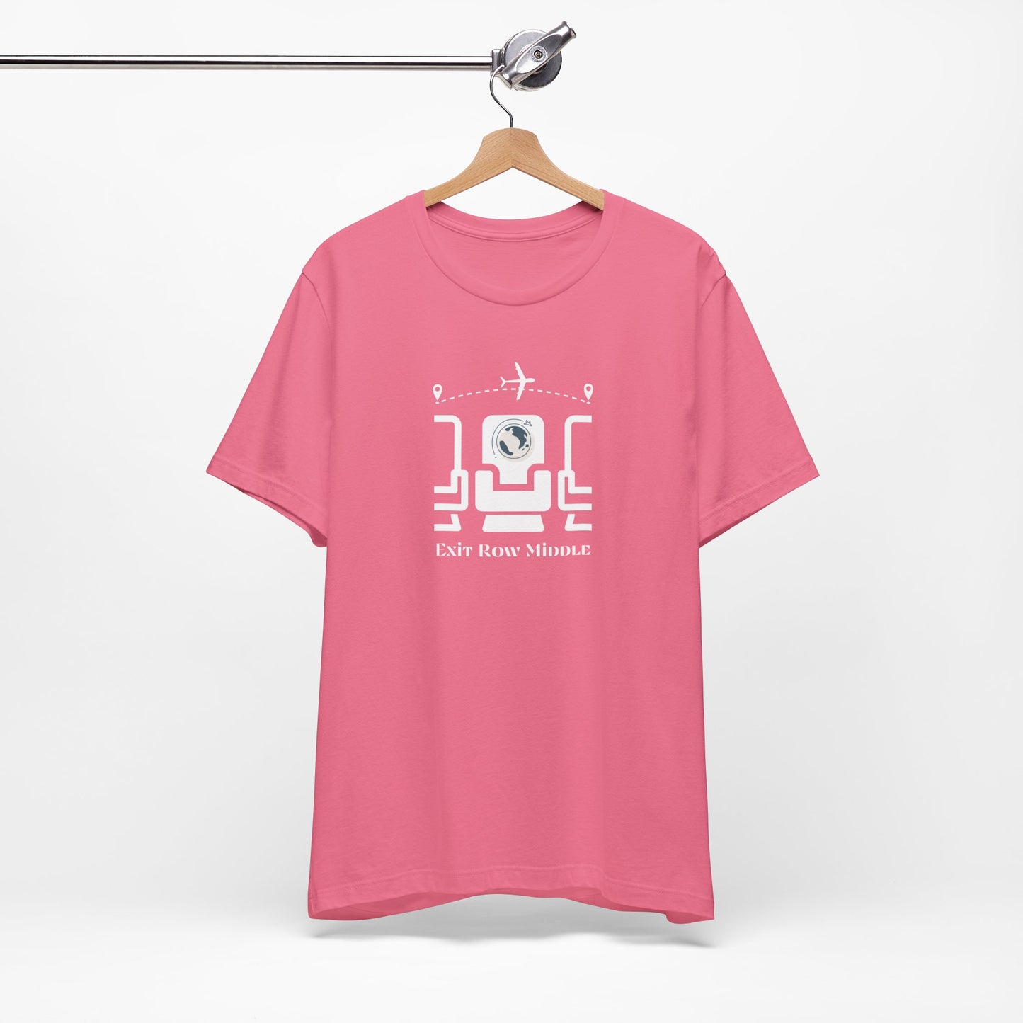 Unisex Jersey Short Sleeve Exit Row Middle Travel T-Shirt