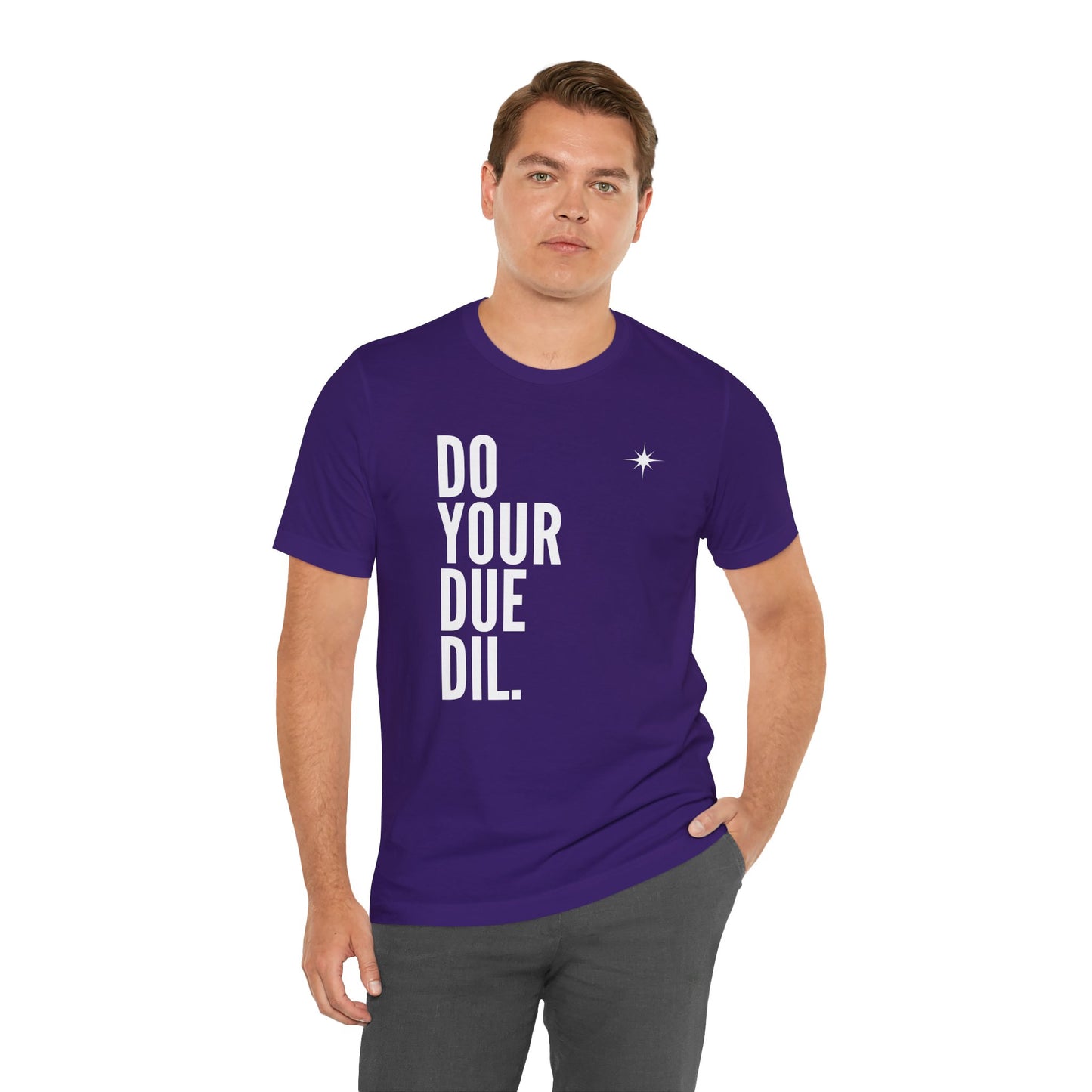 Unisex Jersey Short Sleeve Do Your Due Diligence T-Shirt