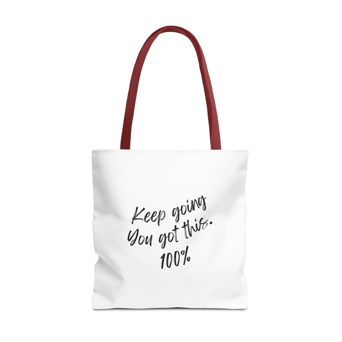 Unisex Positive Motivational Words of Encouragement Mental Health Awareness Reusable Tote Bag