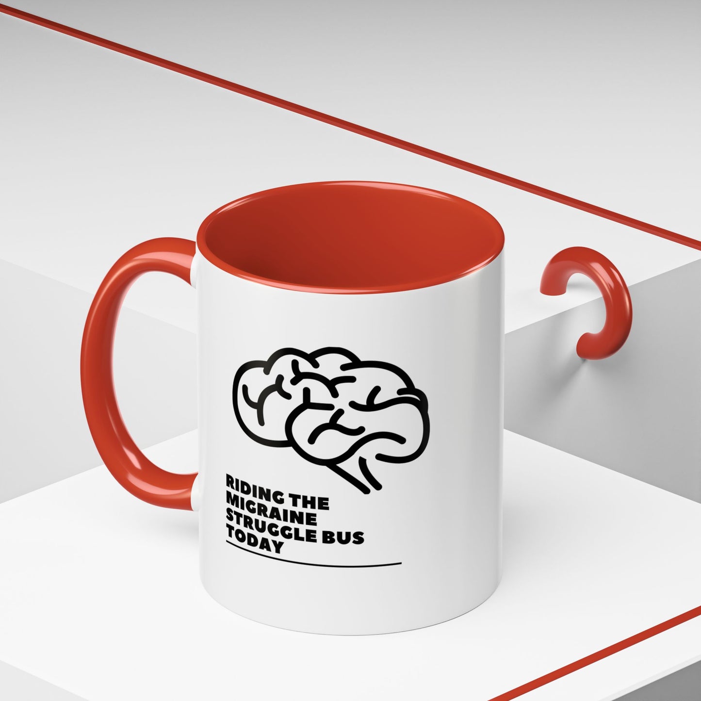 11oz/15oz Migraine Day Invisible Illness Warrior Riding The Migraine Struggle Bus Coffee Mug