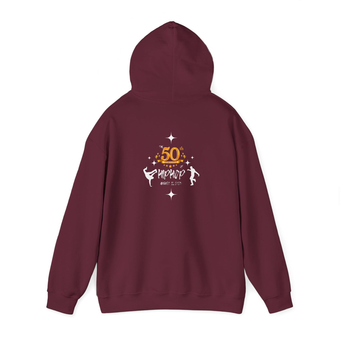 Unisex Heavy Blend™ 50th Anniversary of HipHop August 11, 2023 Commemorate 50 Years Hooded Sweatshirt