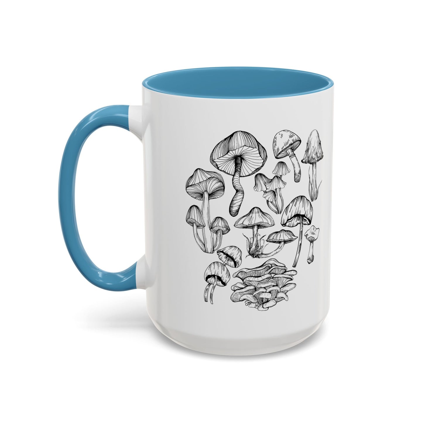 11oz/15oz Mushroom Lover Fungi Print Toadstool Coffee Mug