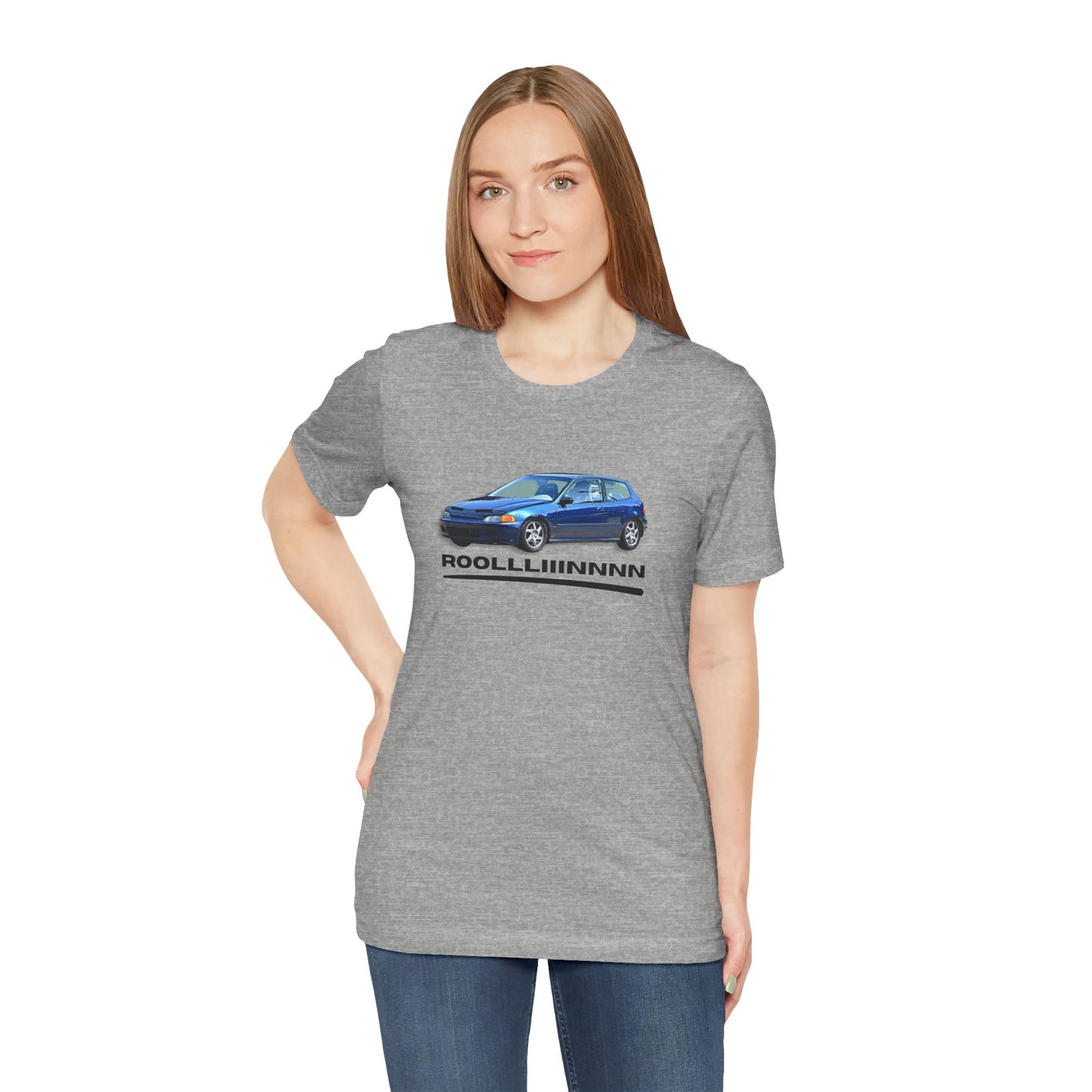 Unisex Jersey Short Sleeve Rolllllin Civic Hatchback Appreciation T-Shirt