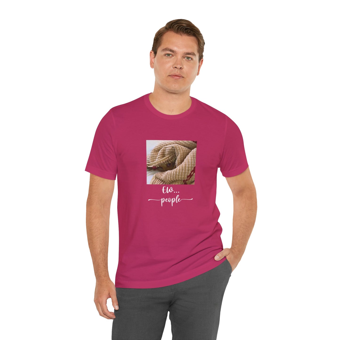 Unisex EW People Introvert Hiding Chihuahua T-Shirt