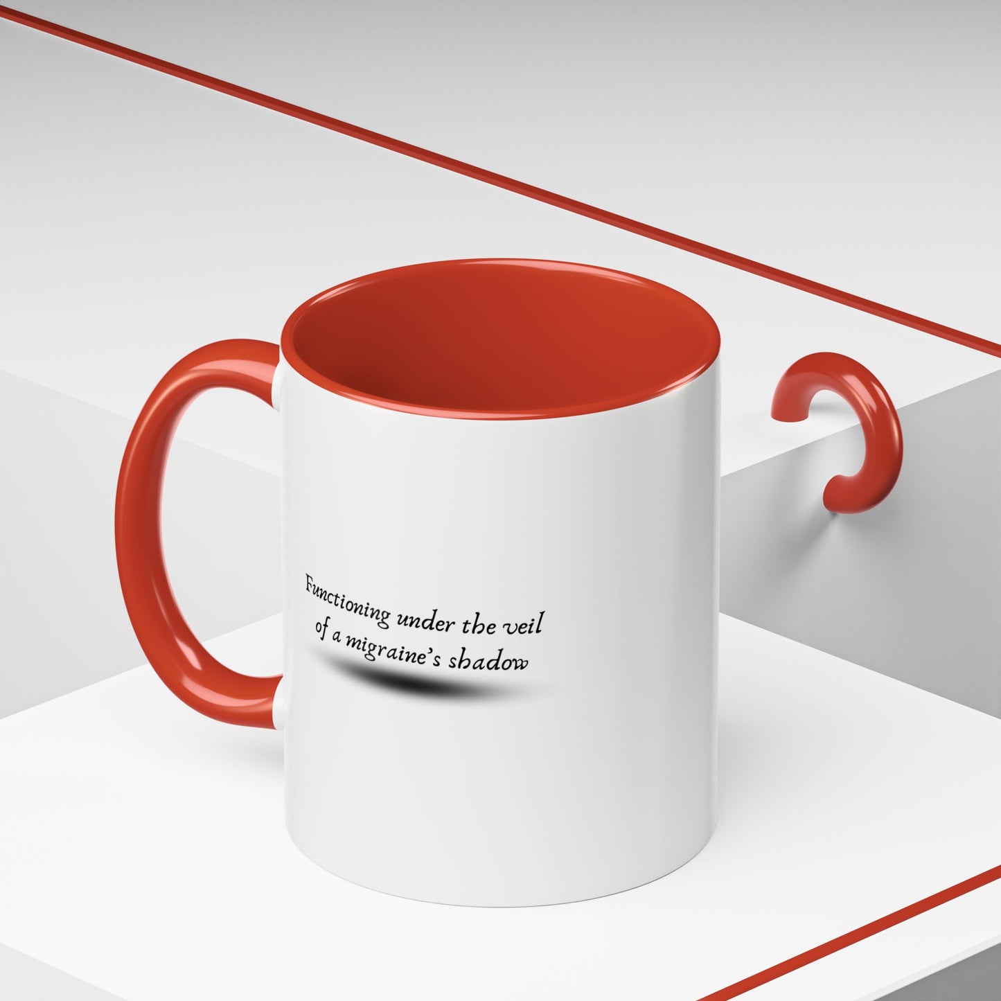 11oz/15oz Migraine Day Invisible Illness Warrior Functioning Under The Veil of a Migraines Shadow Coffee Mug