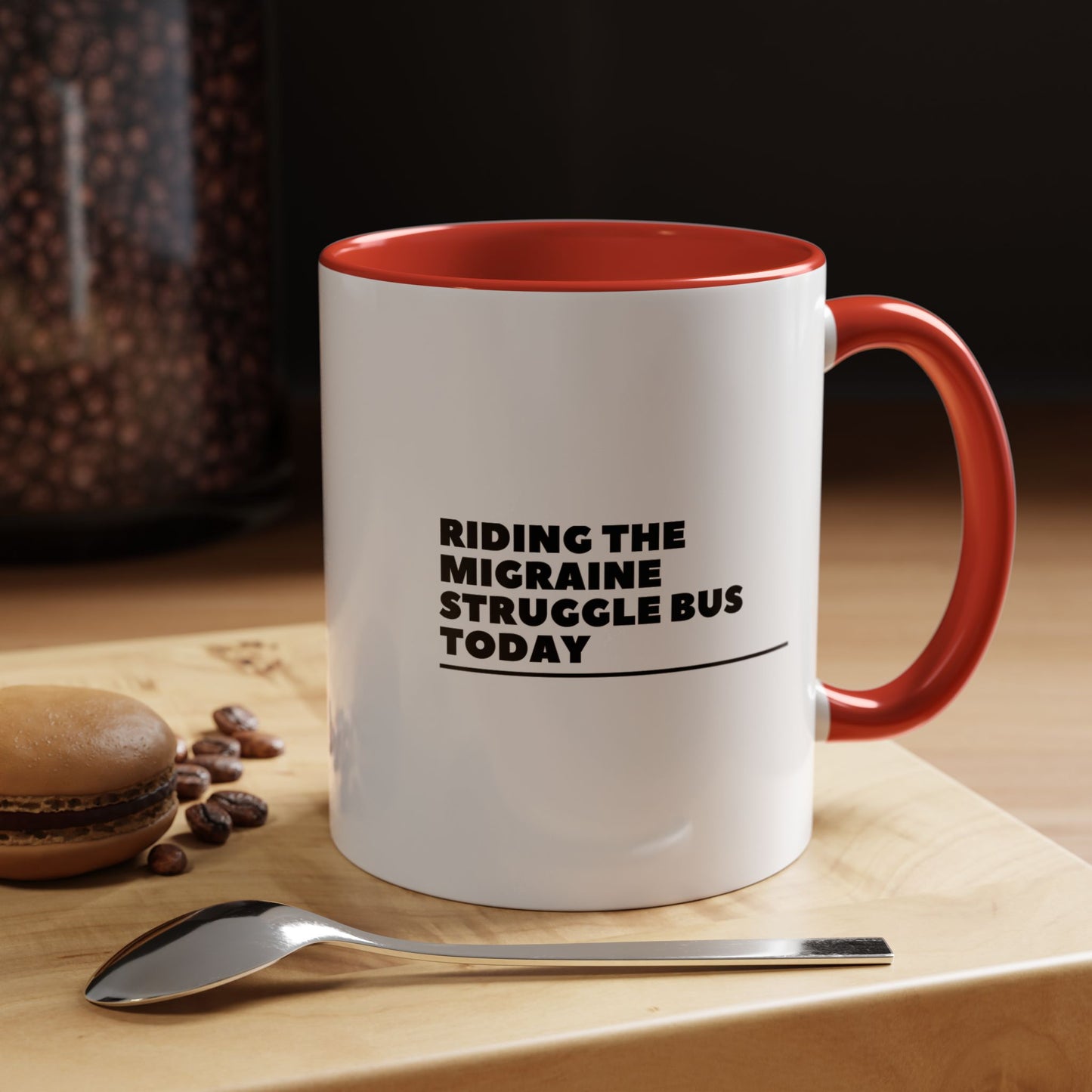 11oz/15oz Migraine Day Invisible Illness Warrior Riding The Migraine Struggle Bus Coffee Mug