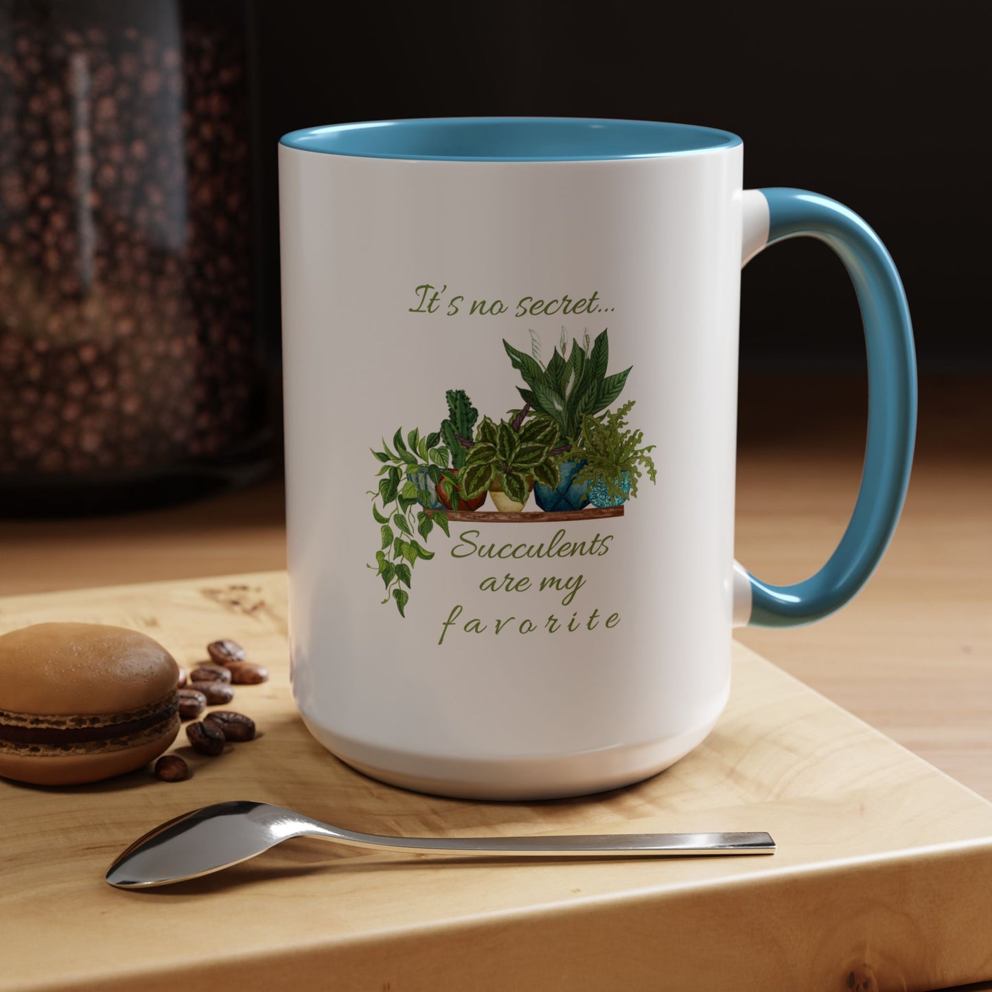 11oz/15oz Garden Themed Succulent Plant Parent Container Gardener Succulents Are My Favorite Coffee Mug