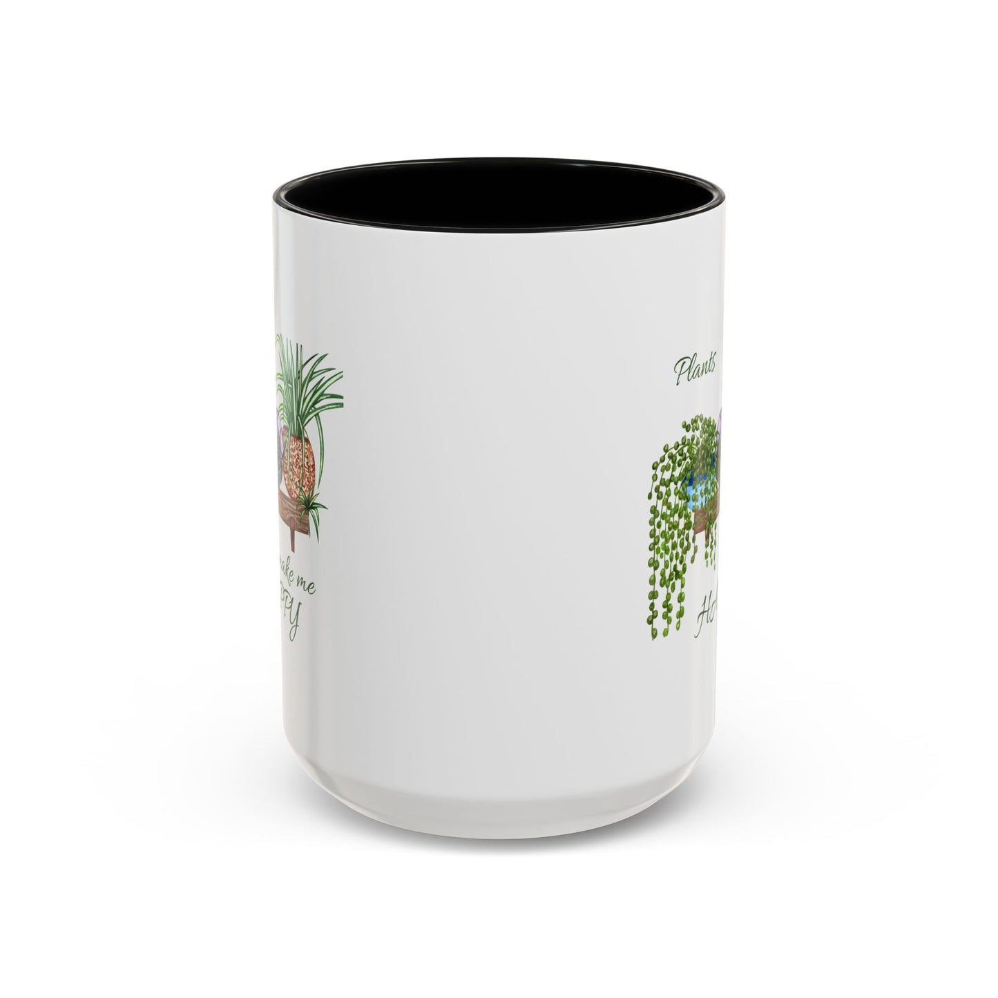 11oz/15oz Garden Themed Plants Make Me Happy Coffee Mug