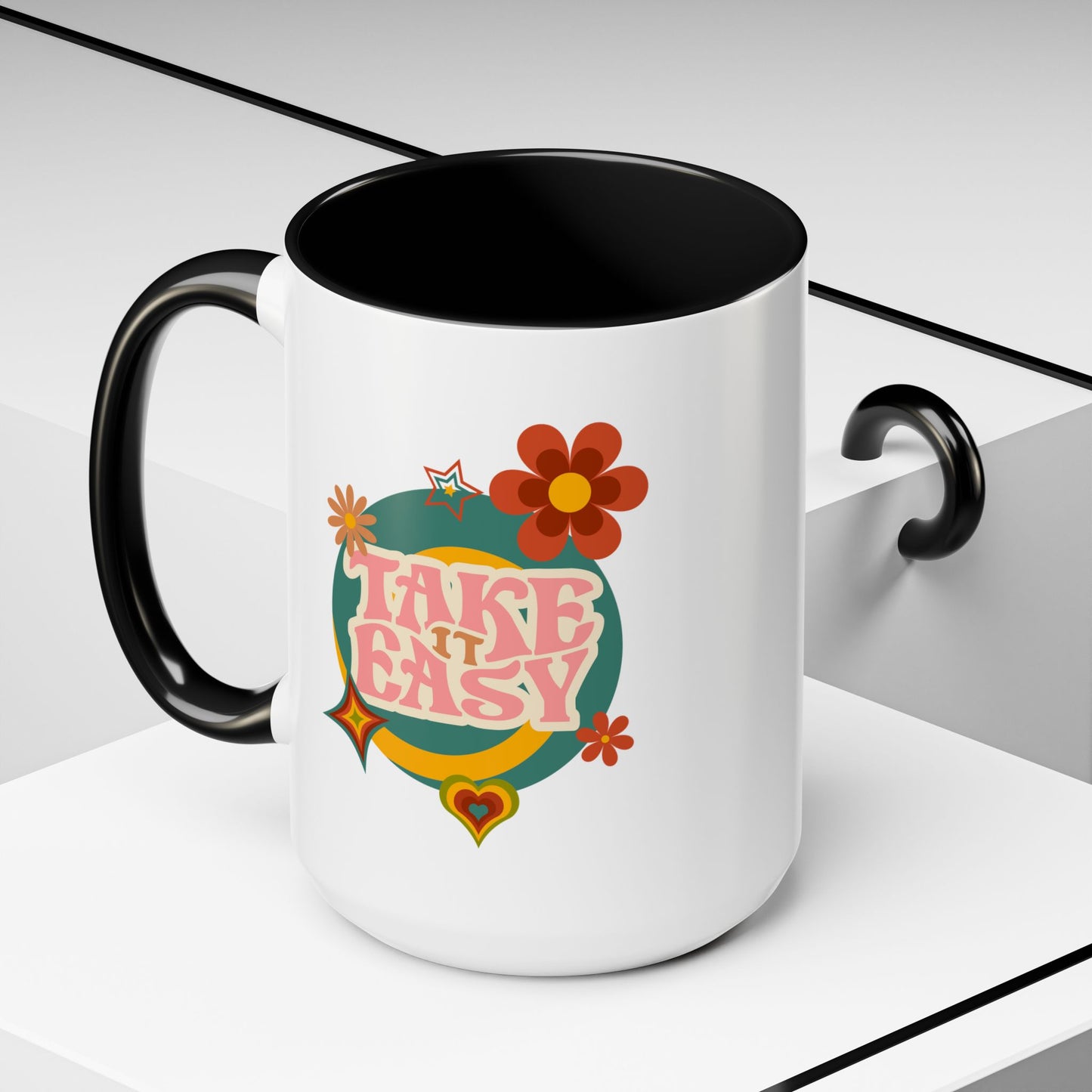 11oz/15oz Retro Vibes Take It Easy Coffee Mug