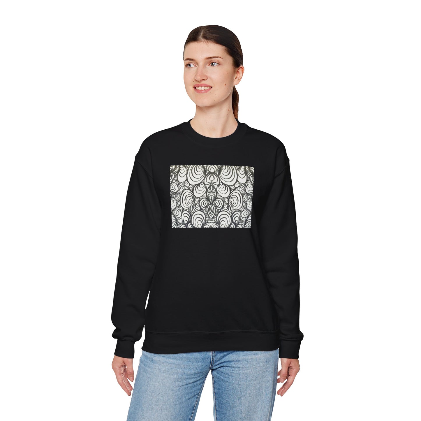 Unisex Original Line Art Sweatshirt - Puzzle Panels 1