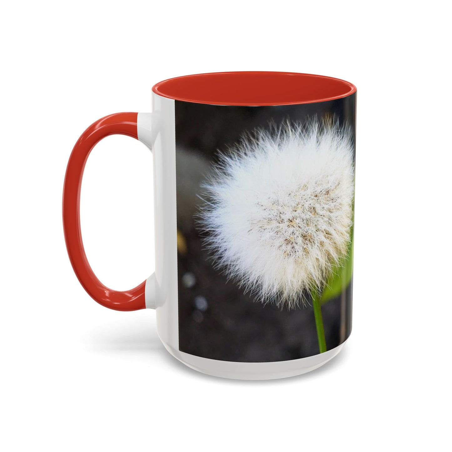 11oz/15oz Garden Themed Dandelion Flower Coffee Mug