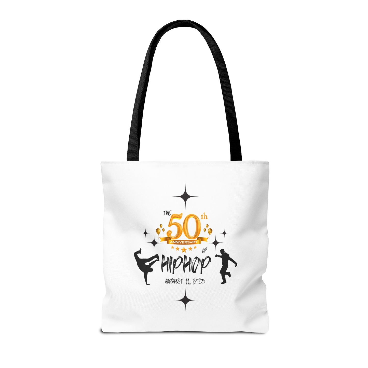 Unisex 50th Anniversary of HipHop August 11, 2023 Commemorative Tote Bag HipHop Anniversary Tote Music Fan Tote Bag Gift For DJ Music Lover