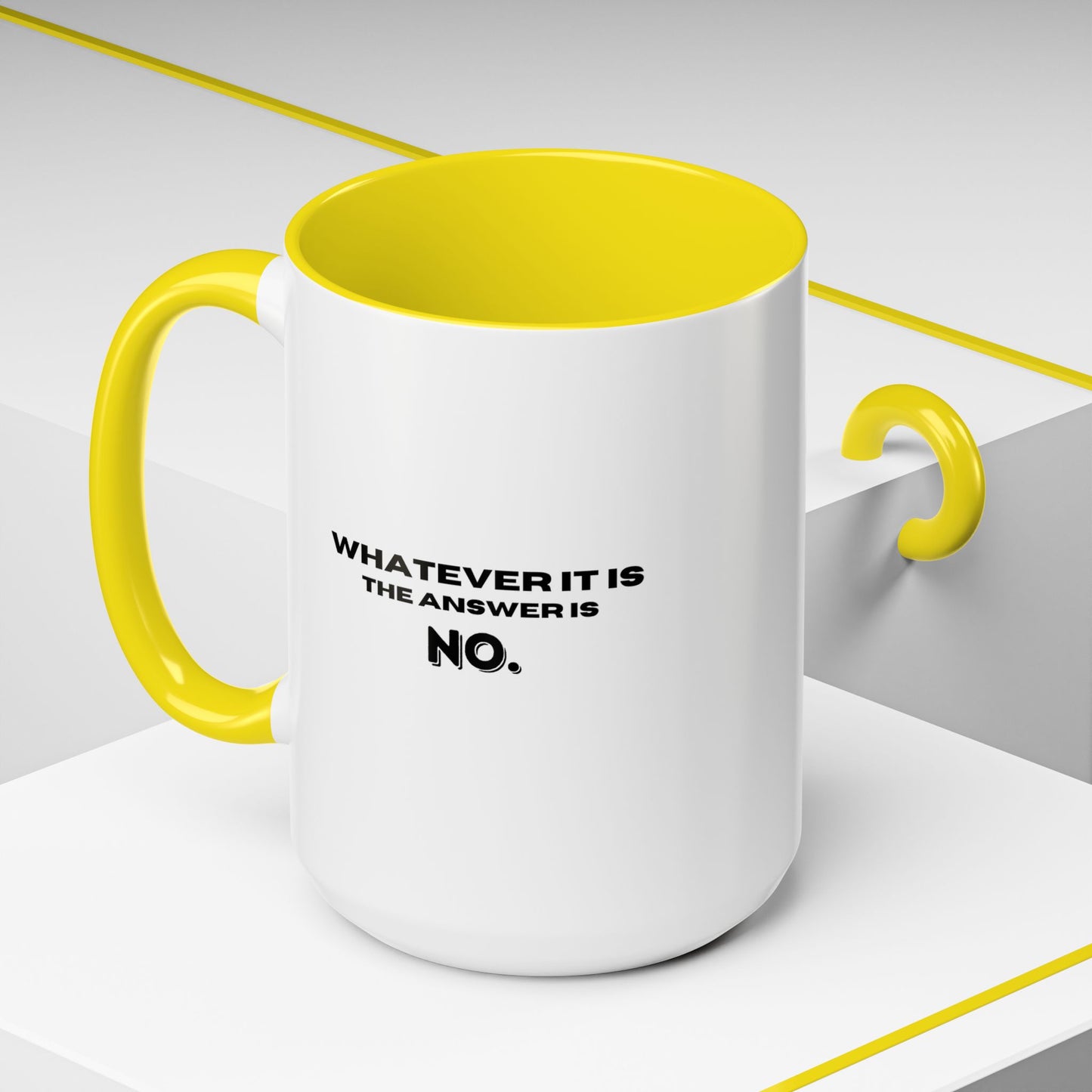 11oz/15oz Self Love Motivational Mental Heath Awareness SAY NO Coffee Mug