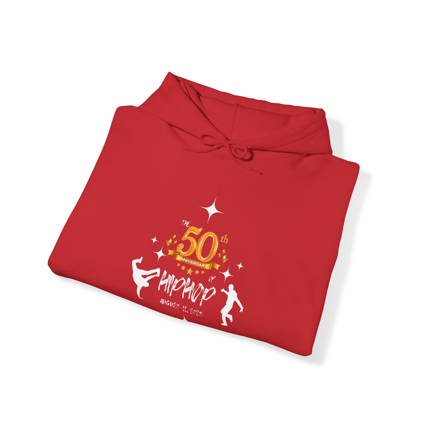 Unisex Heavy Blend™ 50th Anniversary of HipHop August 11, 2023 Commemorate 50 Years Hooded Sweatshirt