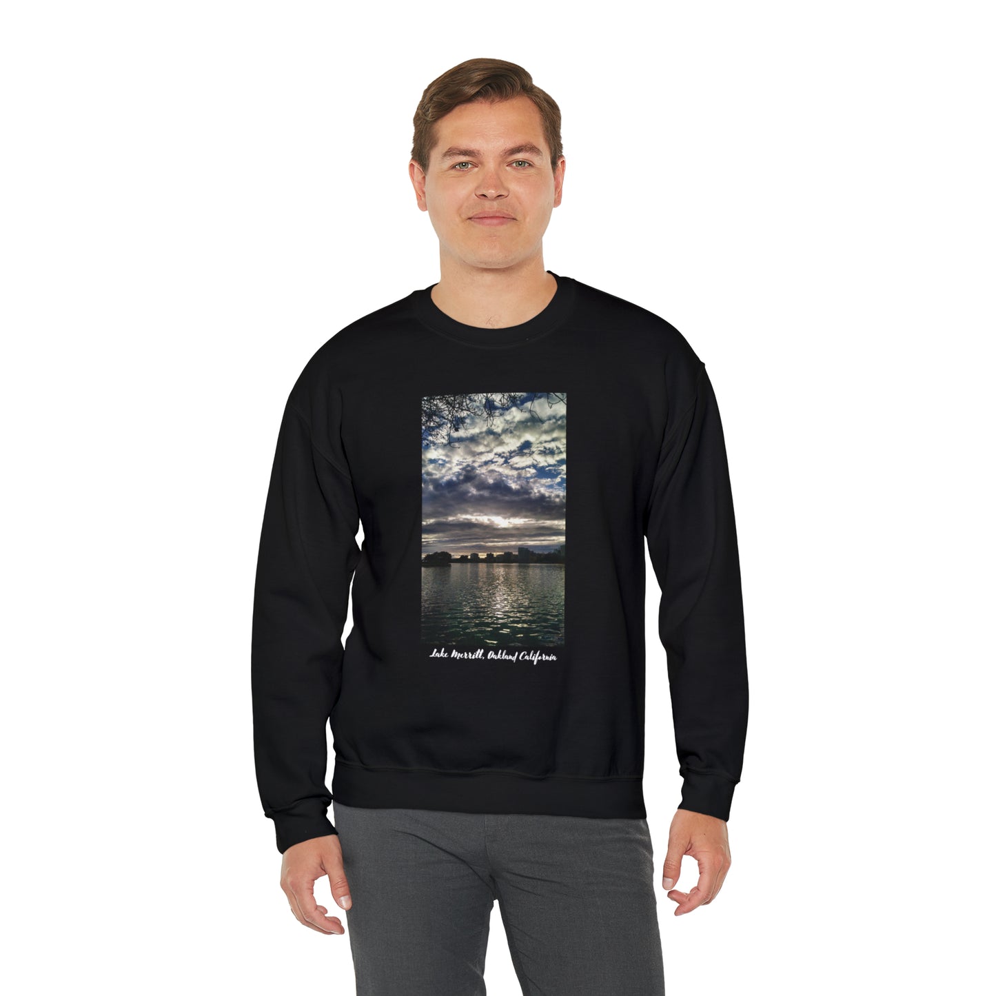 Unisex Landscape Sweatshirt Lake Merritt Oakland California Sweatshirt