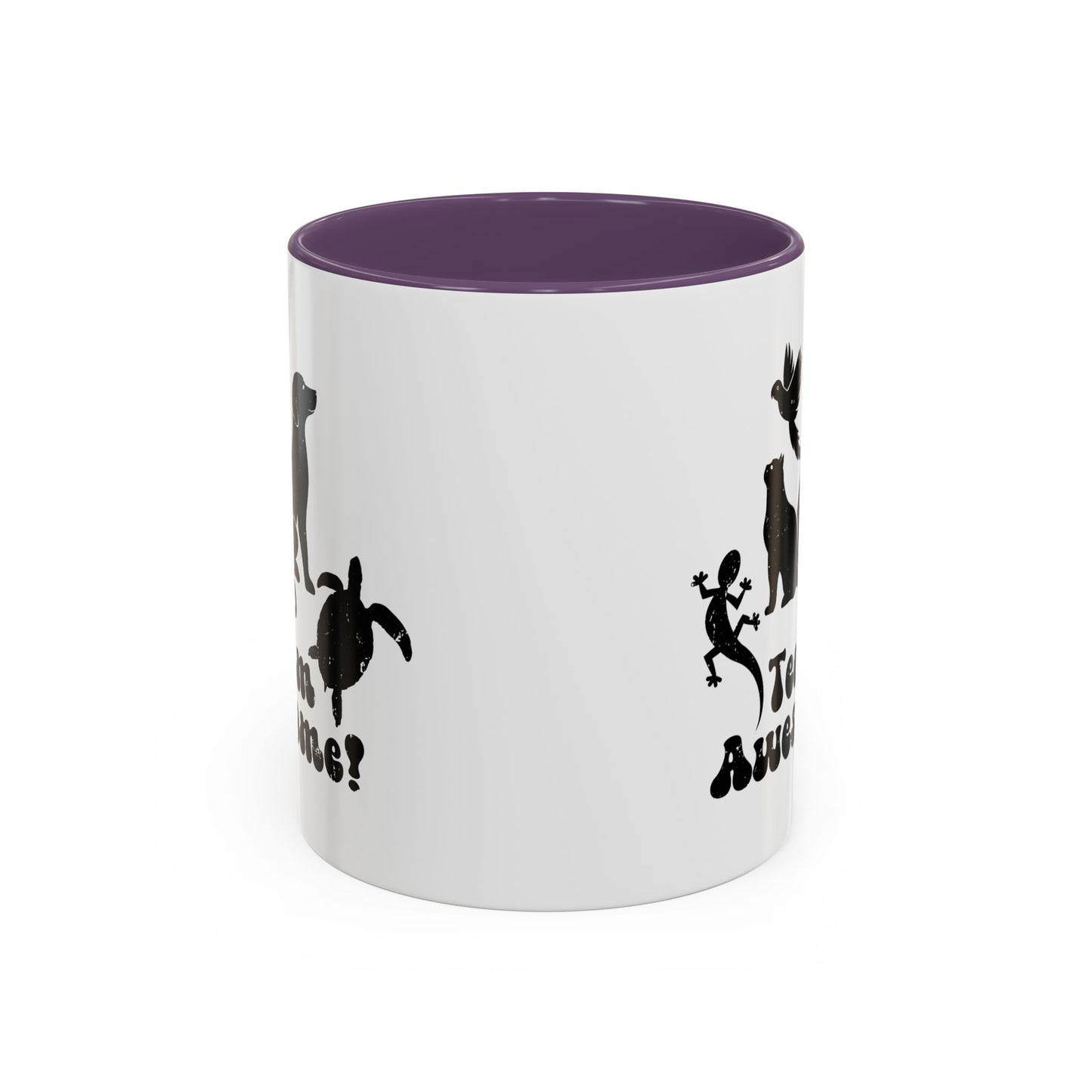 11oz/15oz Animal Lover Lizard Cat Bird Dog Turtle Team Awesome Coffee Mug