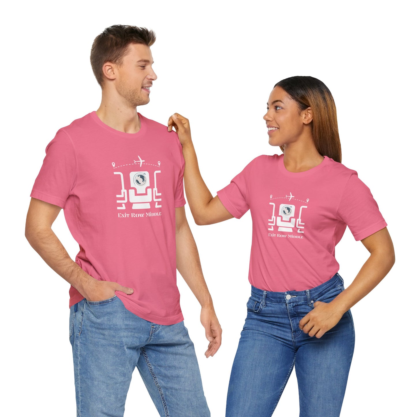 Unisex Jersey Short Sleeve Exit Row Middle Travel T-Shirt