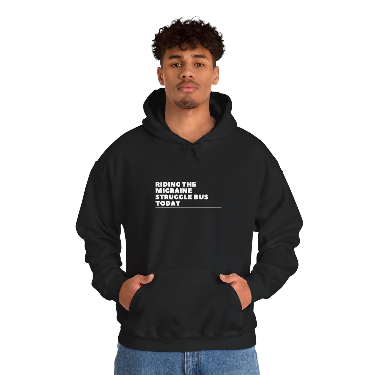 Unisex Migraine Day Invisible Illness Warrior Hooded Sweatshirt