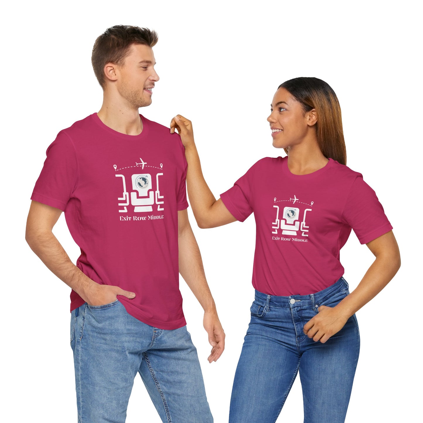 Unisex Jersey Short Sleeve Exit Row Middle Travel T-Shirt
