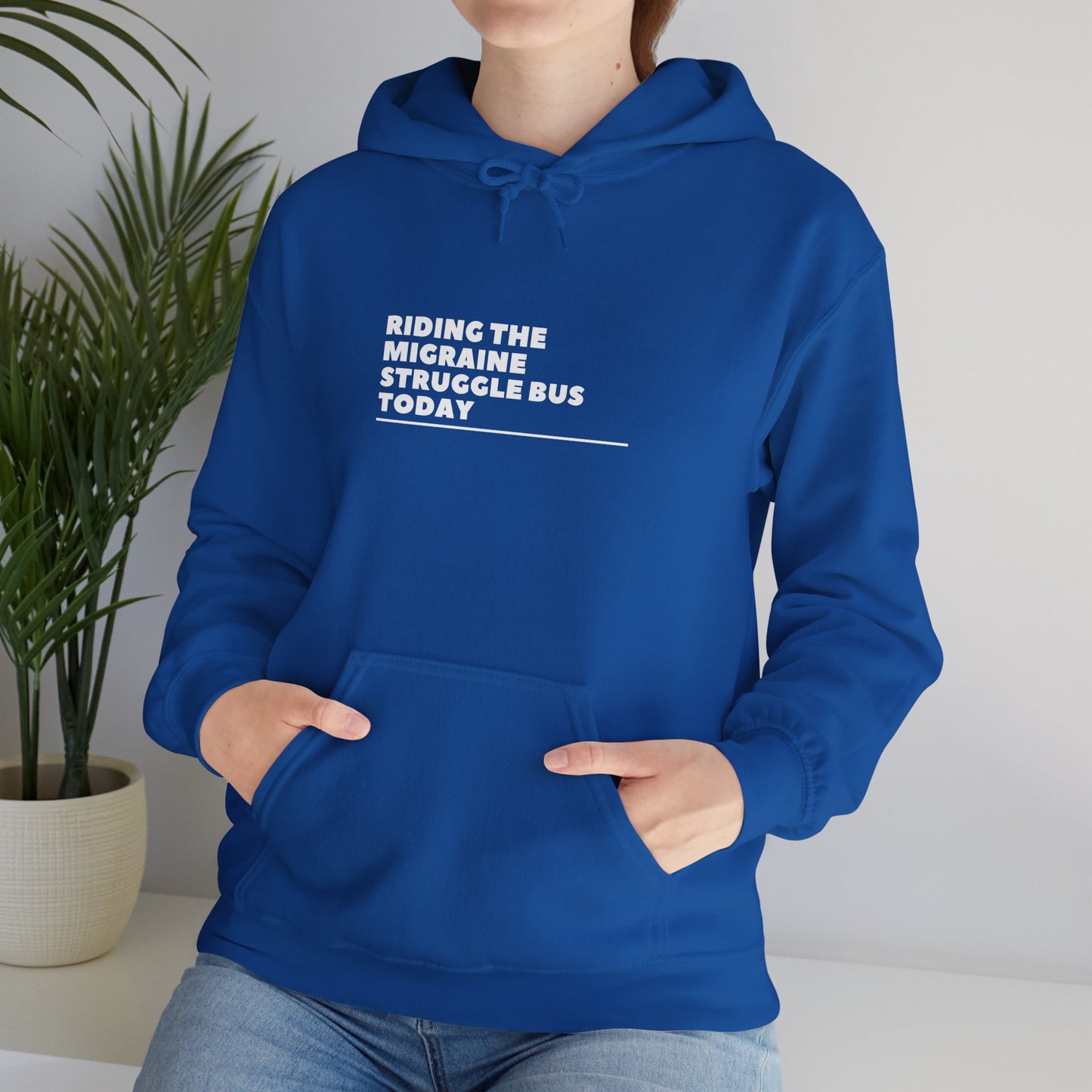 Unisex Migraine Day Invisible Illness Warrior Hooded Sweatshirt