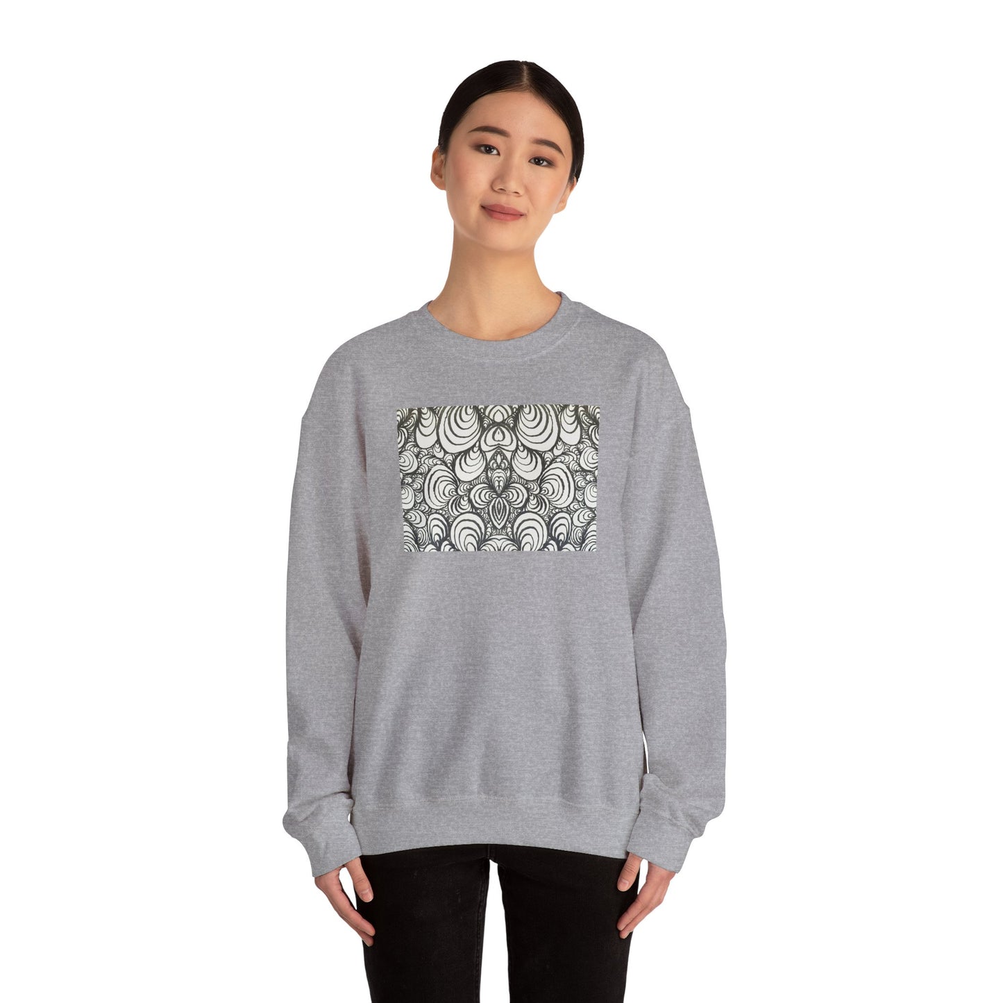 Unisex Original Line Art Sweatshirt - Puzzle Panels 1