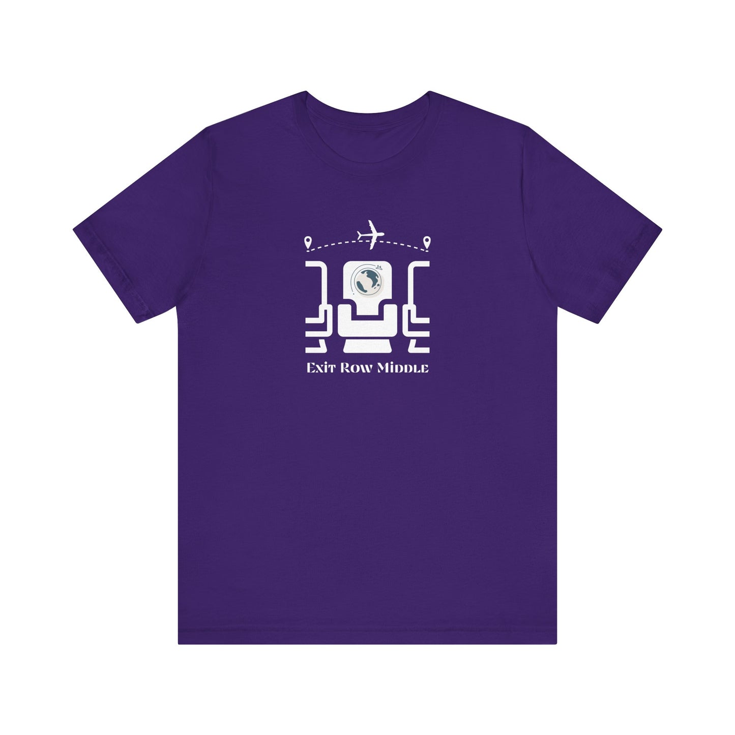 Unisex Jersey Short Sleeve Exit Row Middle Travel T-Shirt