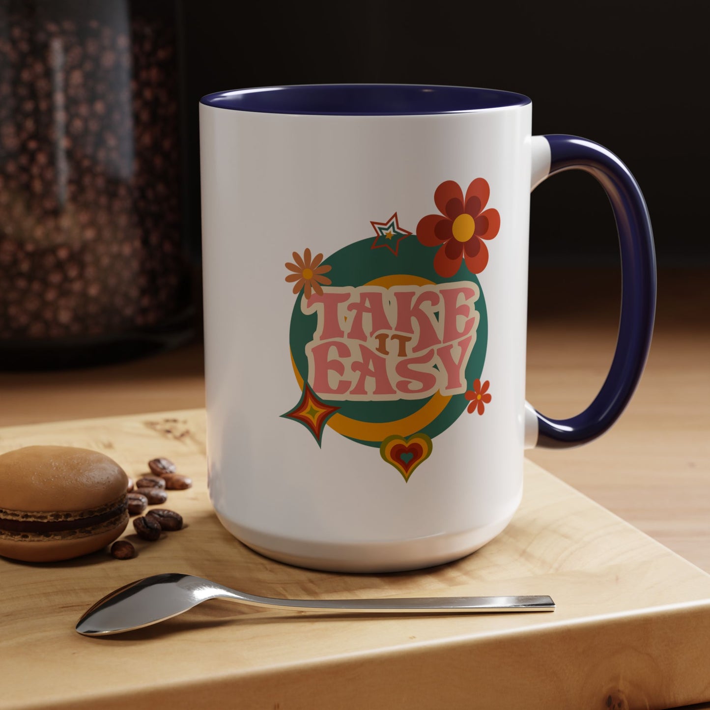 11oz/15oz Retro Vibes Take It Easy Coffee Mug