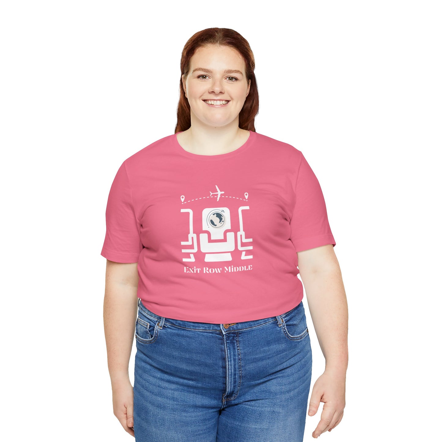 Unisex Jersey Short Sleeve Exit Row Middle Travel T-Shirt