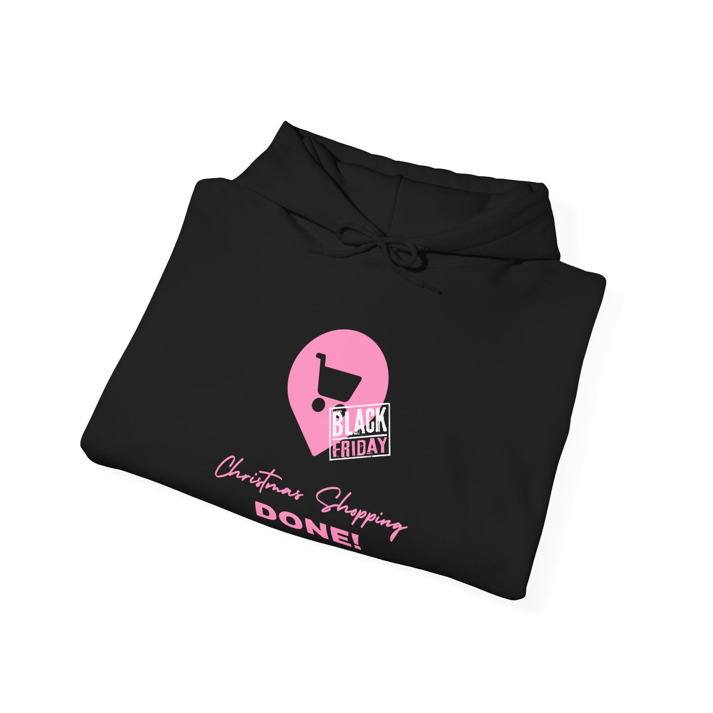 Unisex Black Friday Christmas Shopping DONE! Heavy Blend™ Hooded Sweatshirt