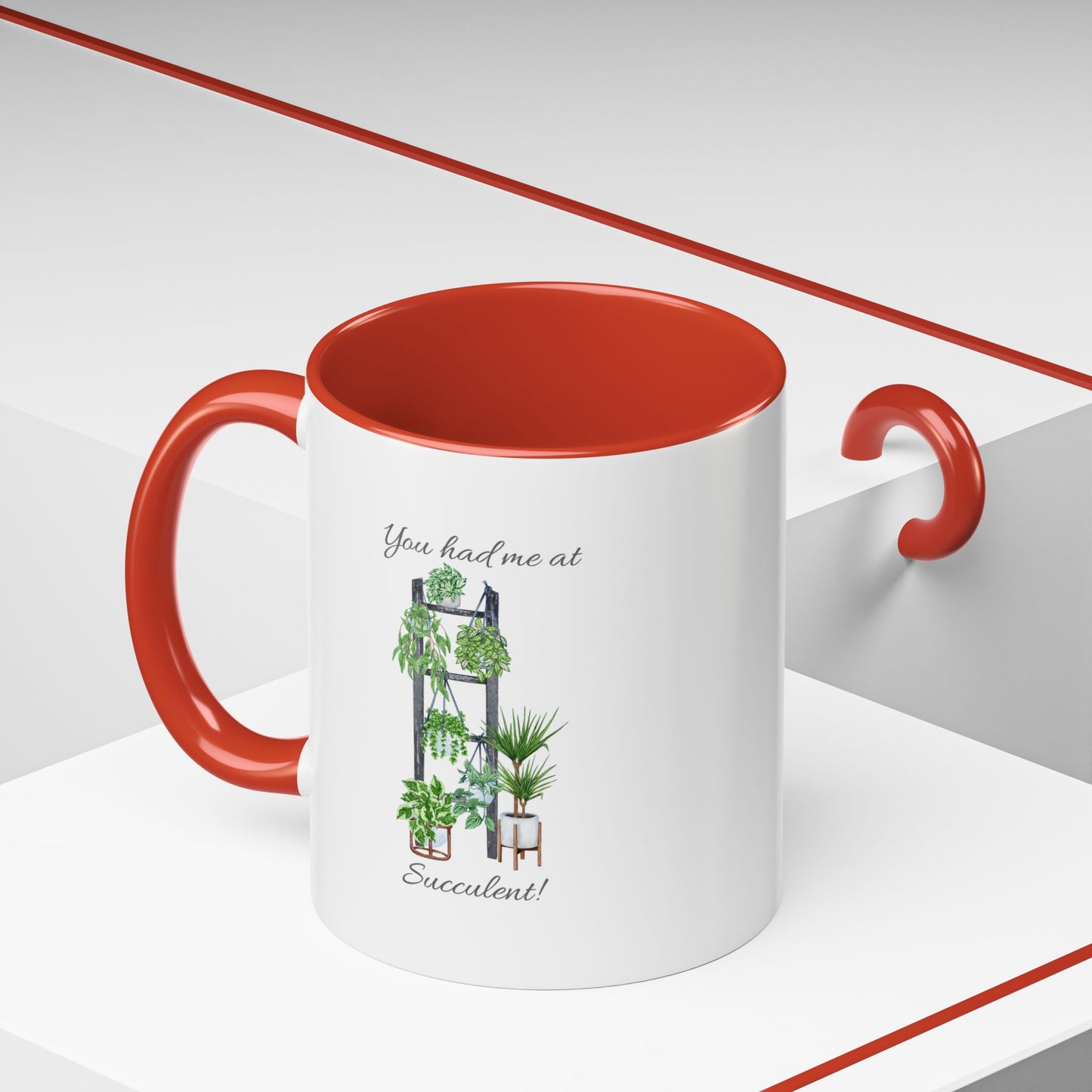 11oz/15oz Garden Themed Succulent Container Garden Plant Parent Coffee Mug