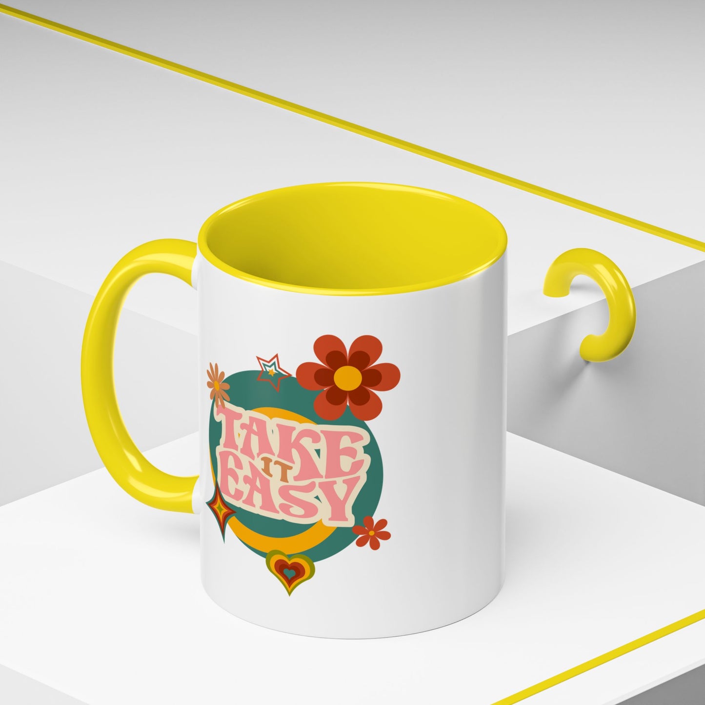 11oz/15oz Retro Vibes Take It Easy Coffee Mug