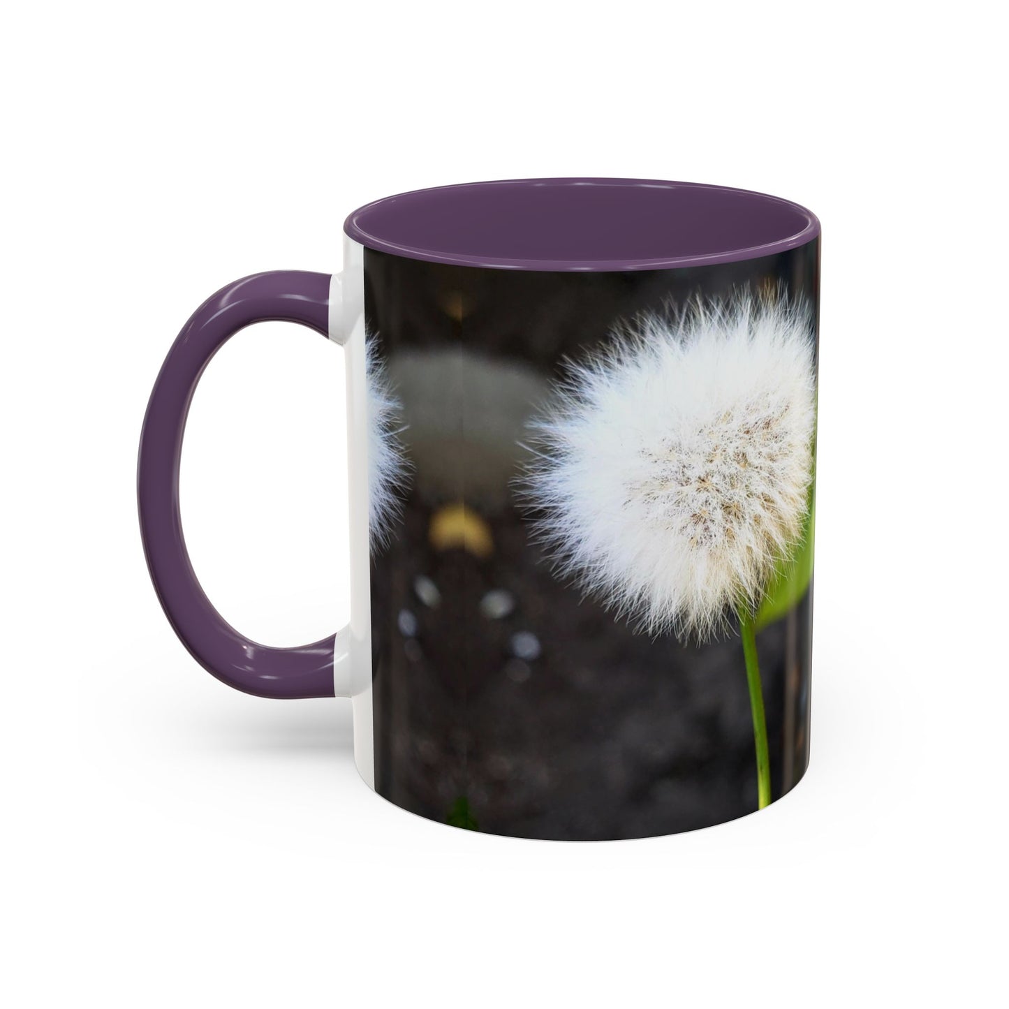 11oz/15oz Garden Themed Dandelion Flower Coffee Mug