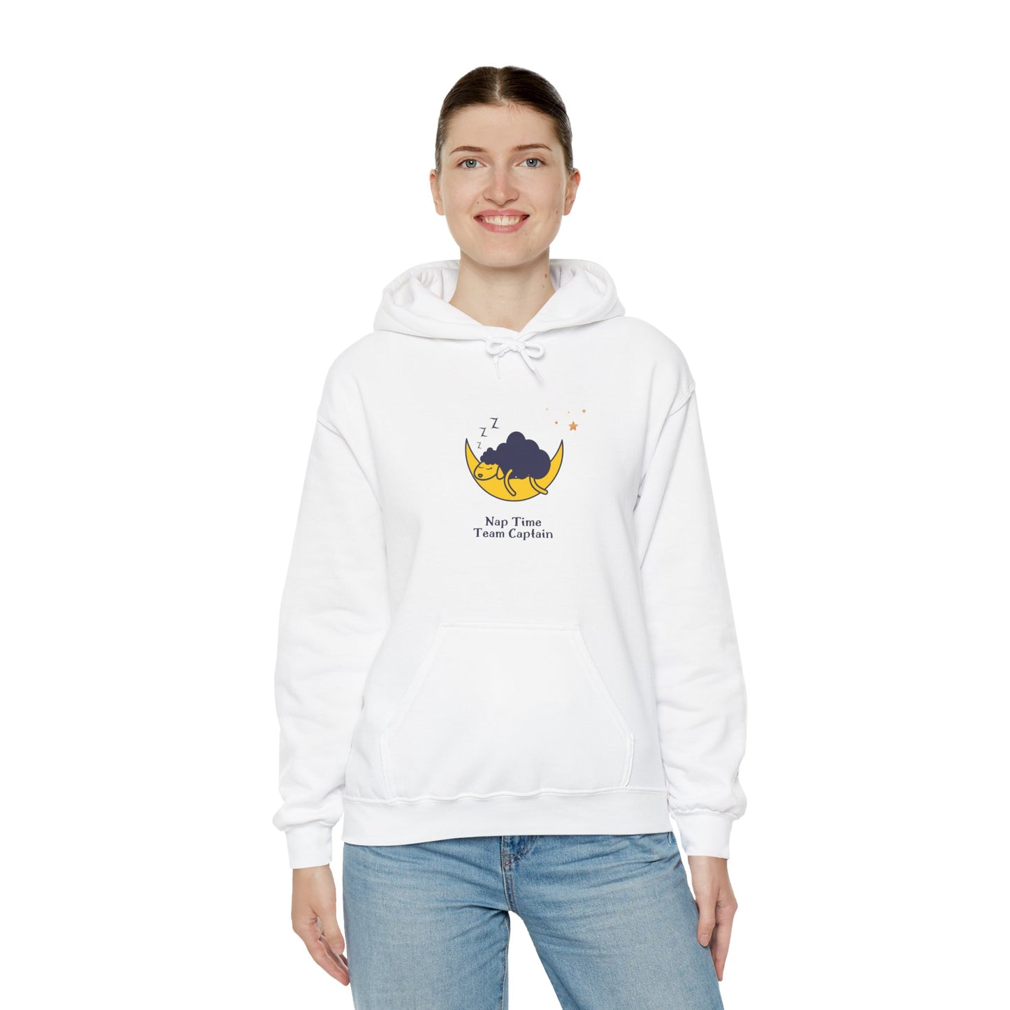 Unisex Heavy Blend™ Nap Time Team Captain Hooded Sweatshirt