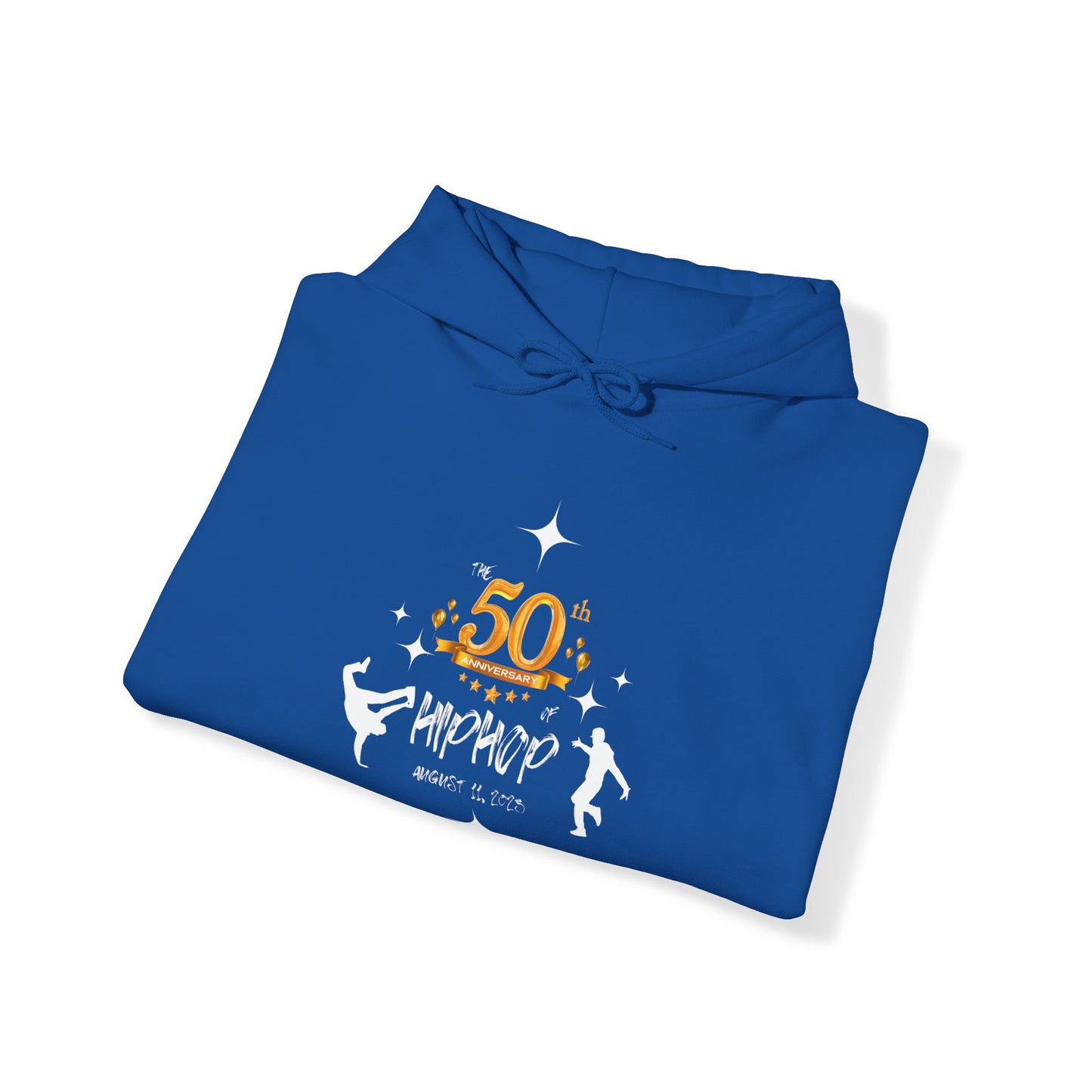 Unisex Heavy Blend™ 50th Anniversary of HipHop August 11, 2023 Commemorate 50 Years Hooded Sweatshirt