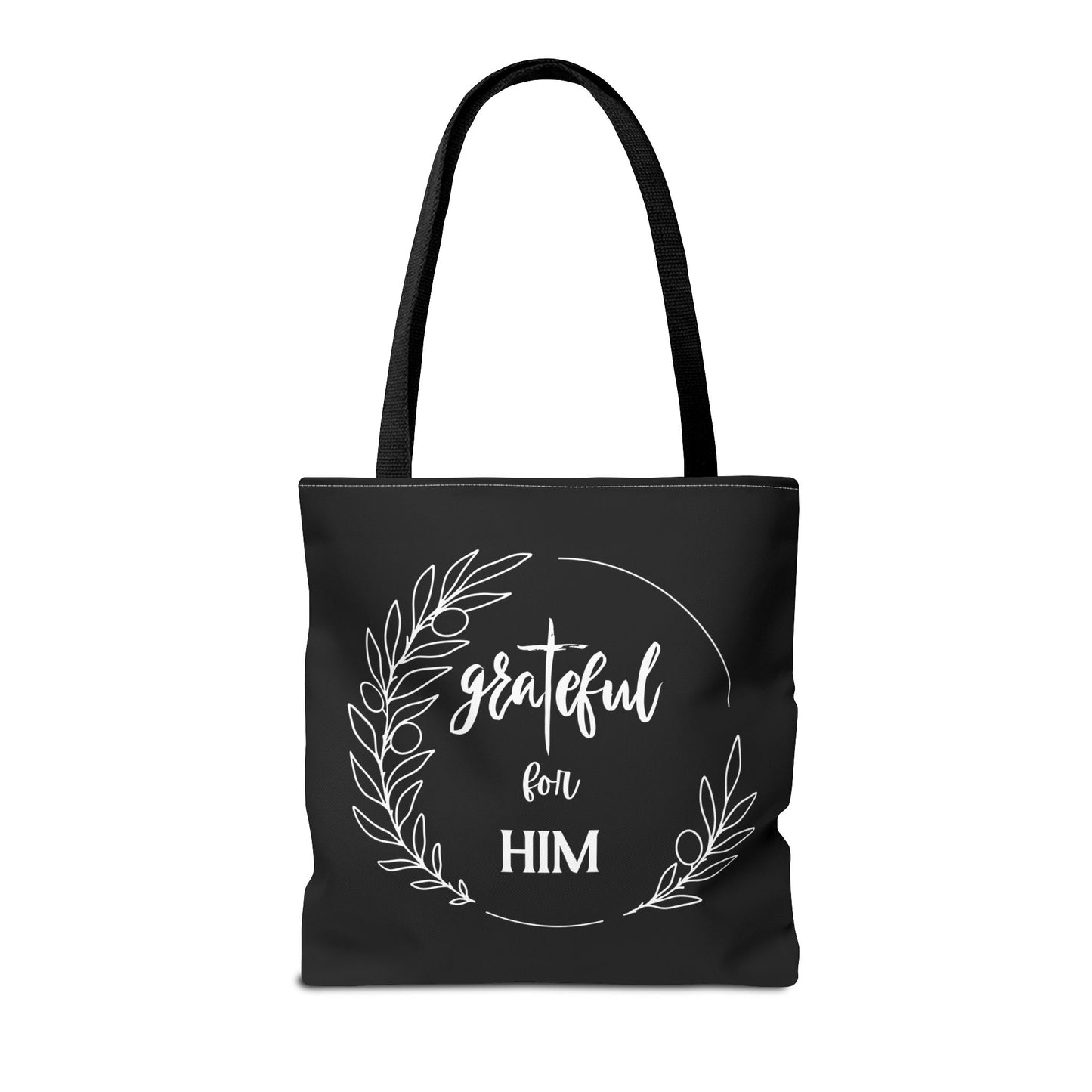 Unisex graTeful For Him Round Motif Tote Bag