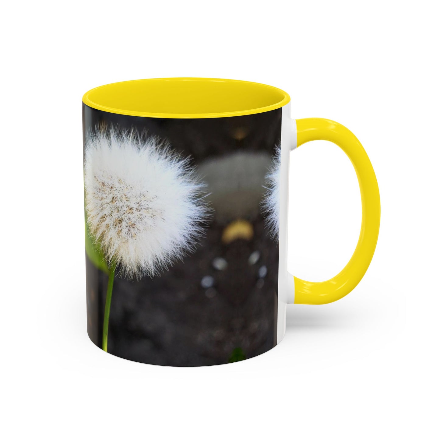11oz/15oz Garden Themed Dandelion Flower Coffee Mug