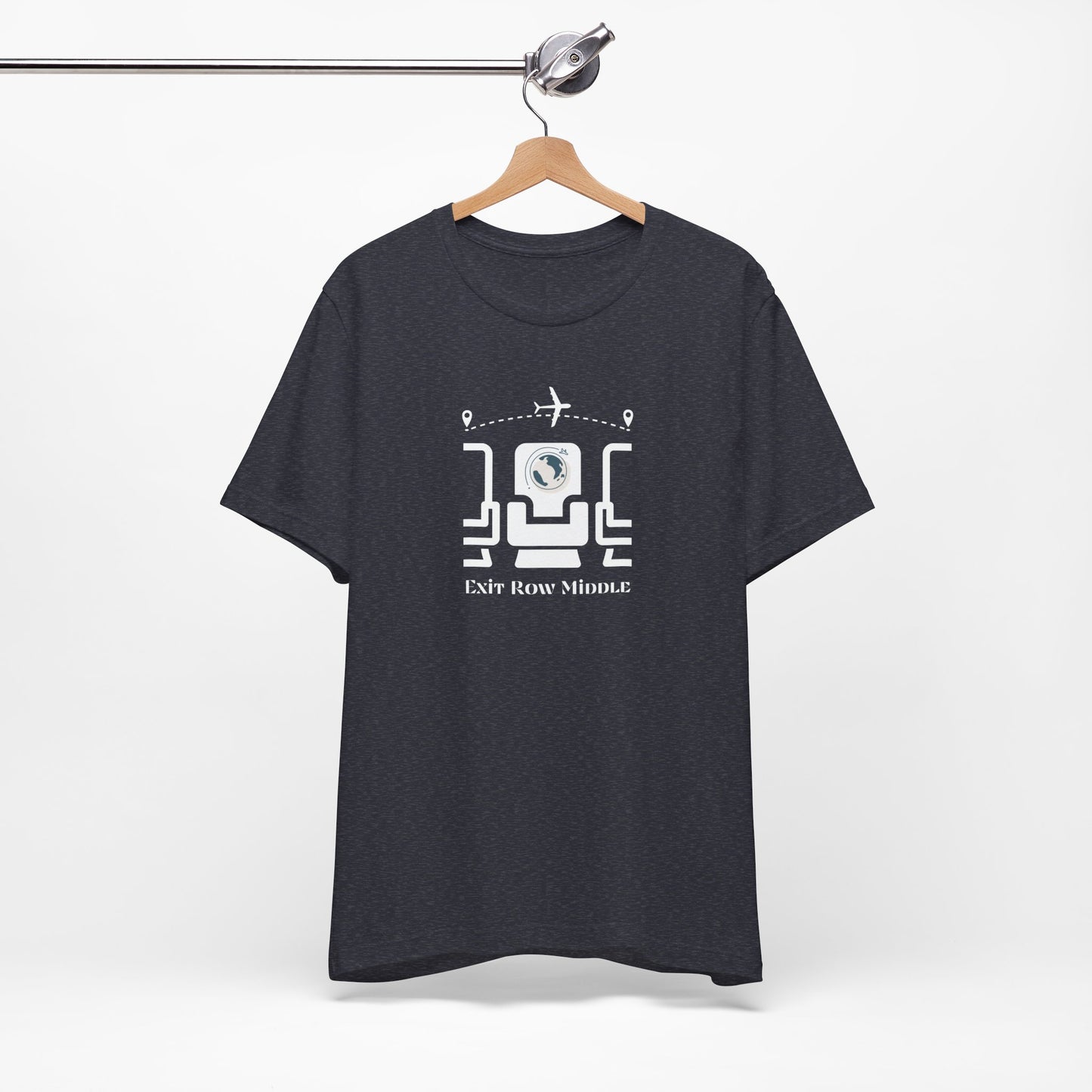 Unisex Jersey Short Sleeve Exit Row Middle Travel T-Shirt