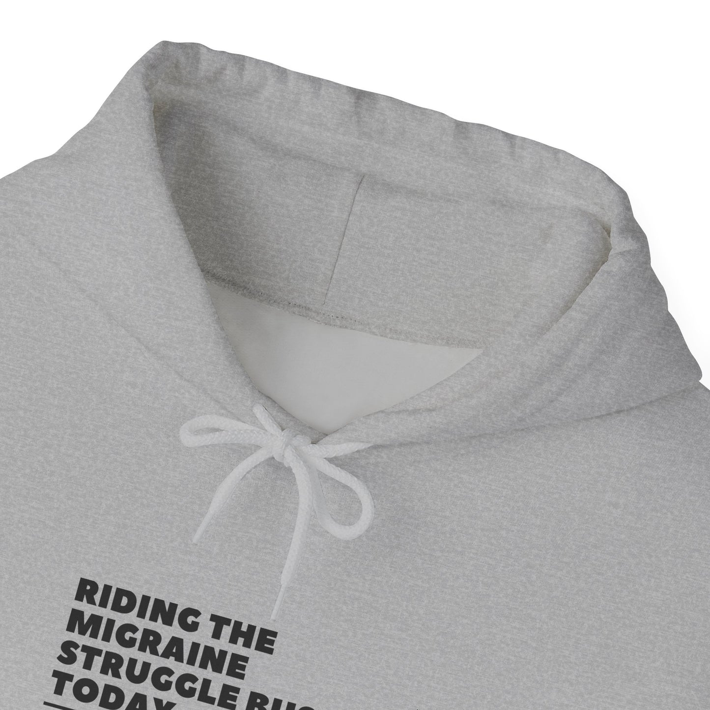 Unisex Migraine Day Invisible Illness Warrior Hooded Sweatshirt