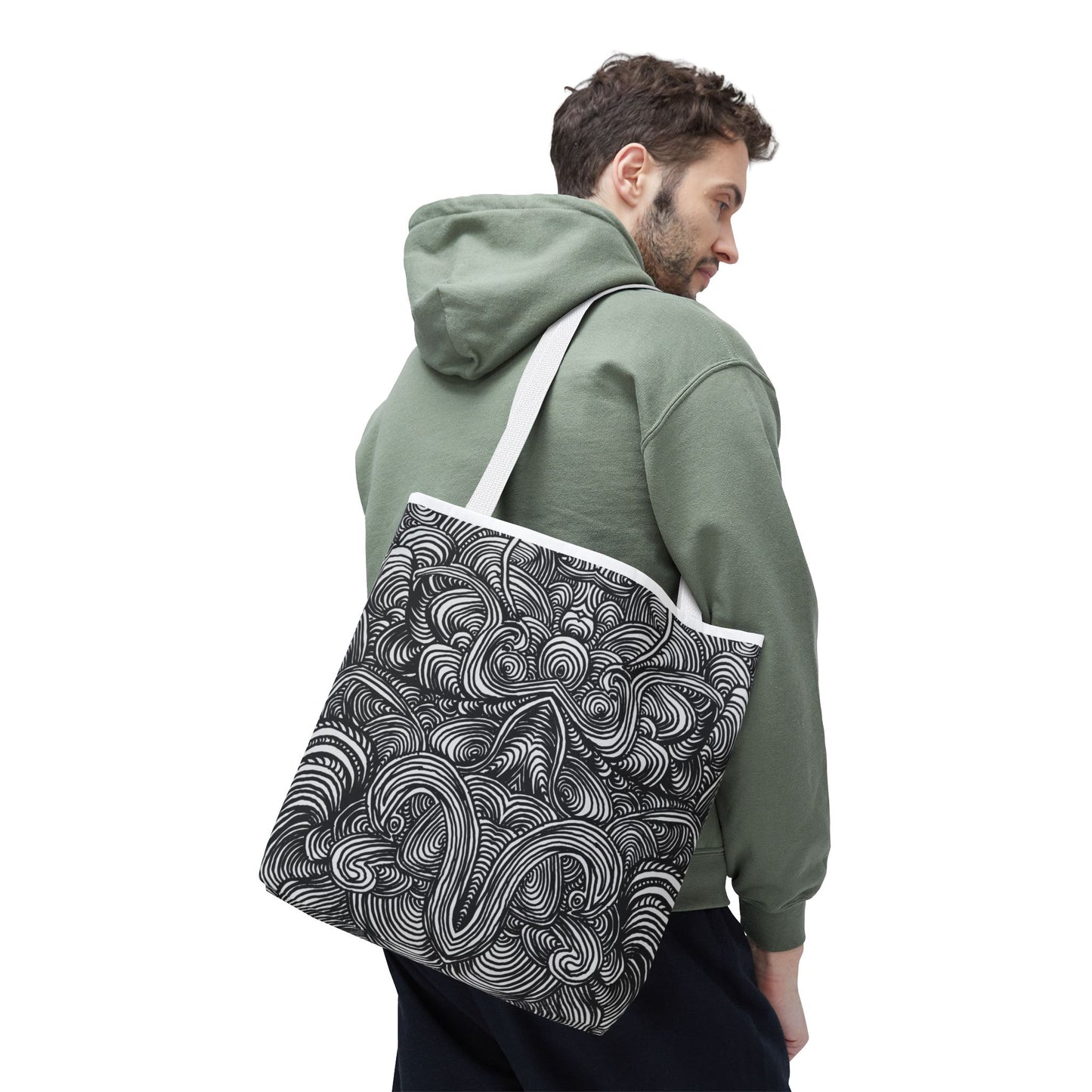 Unisex Original Line Art All Over Print Tote Bag - Mirage